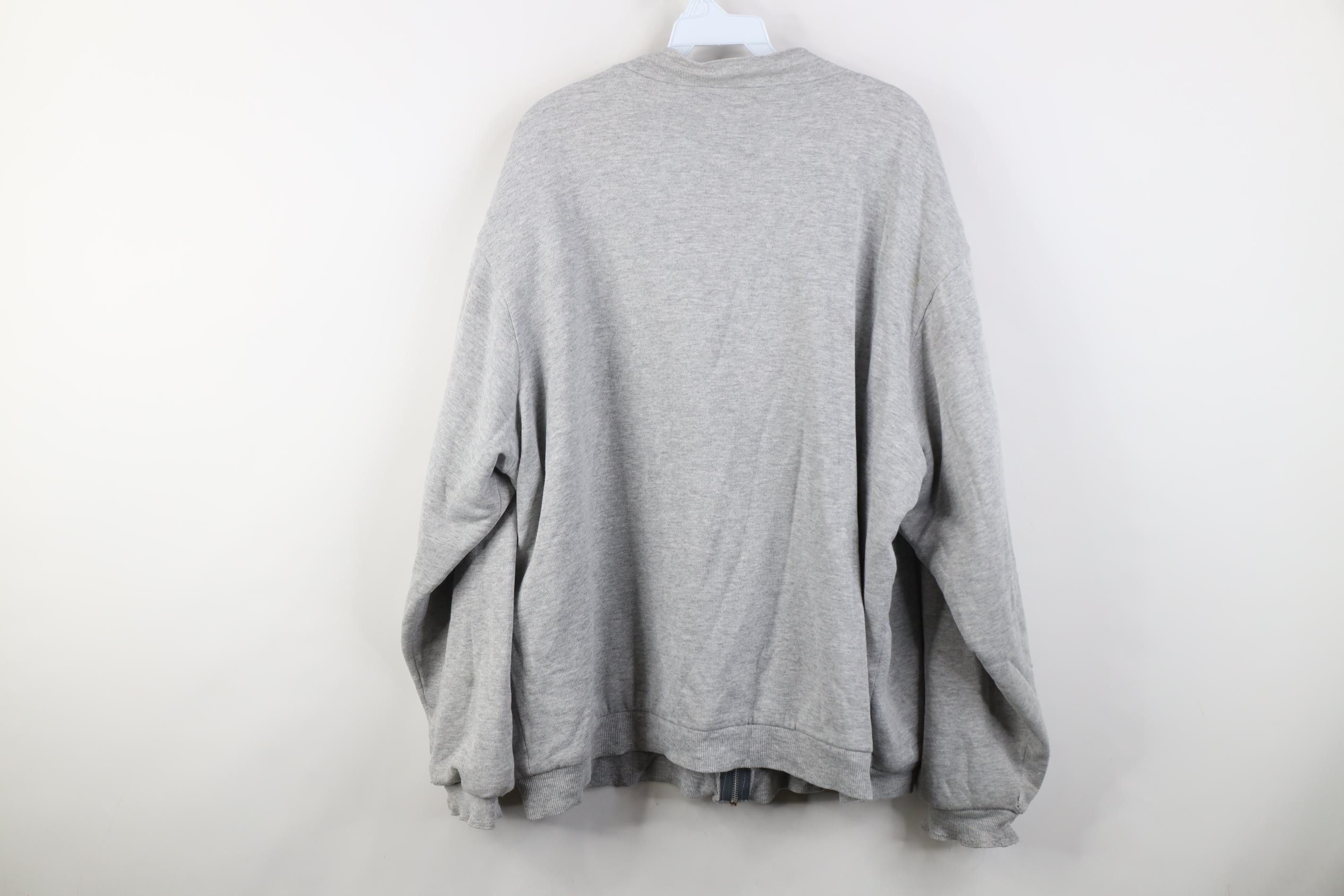 Vintage Vintage 90s Streetwear Lined Sweatshirt Jacket Jac USA Size US XXL / EU 58 / 5 - 13 Thumbnail
