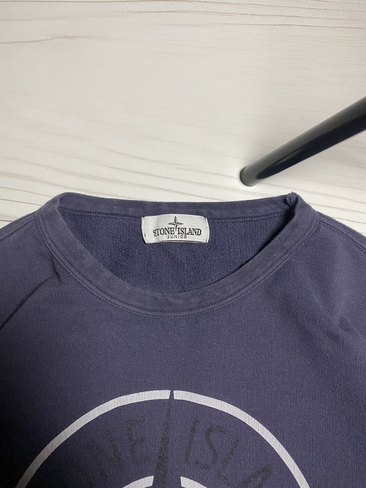 Stone Island Stone Island Junior Pixelated Compass Logo y2k sweatshirt Size US XS / EU 42 / 0 - 3 Thumbnail