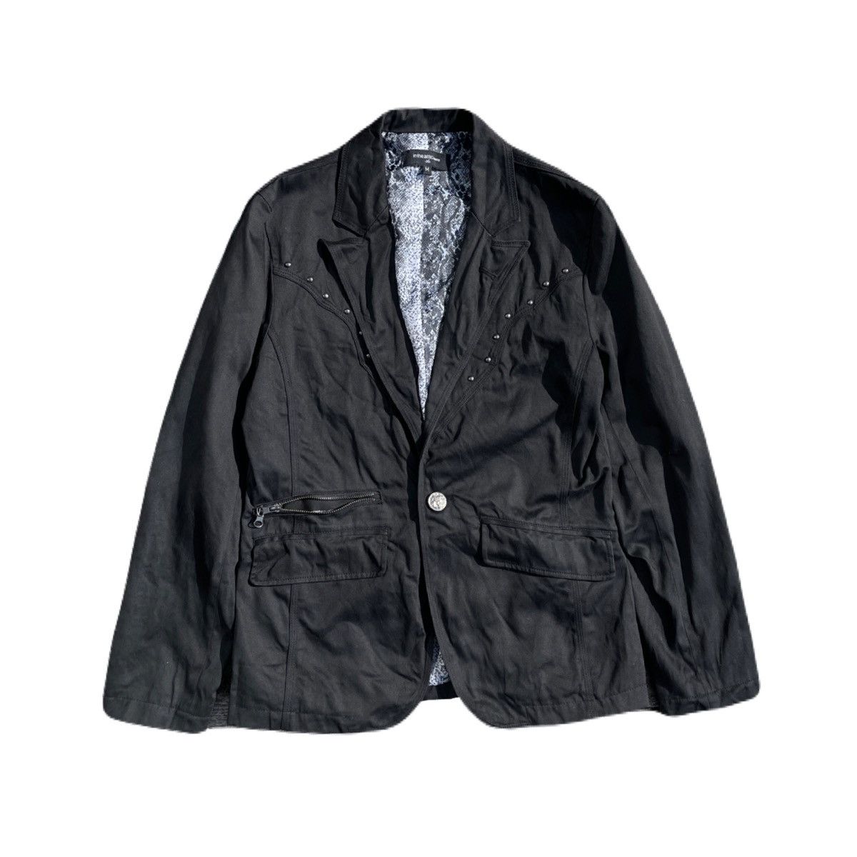 If Six Was Nine 2000s In the attic homme Studded Python Jacket Japanese Vkei Size US S / EU 44-46 / 1 - 2 Thumbnail