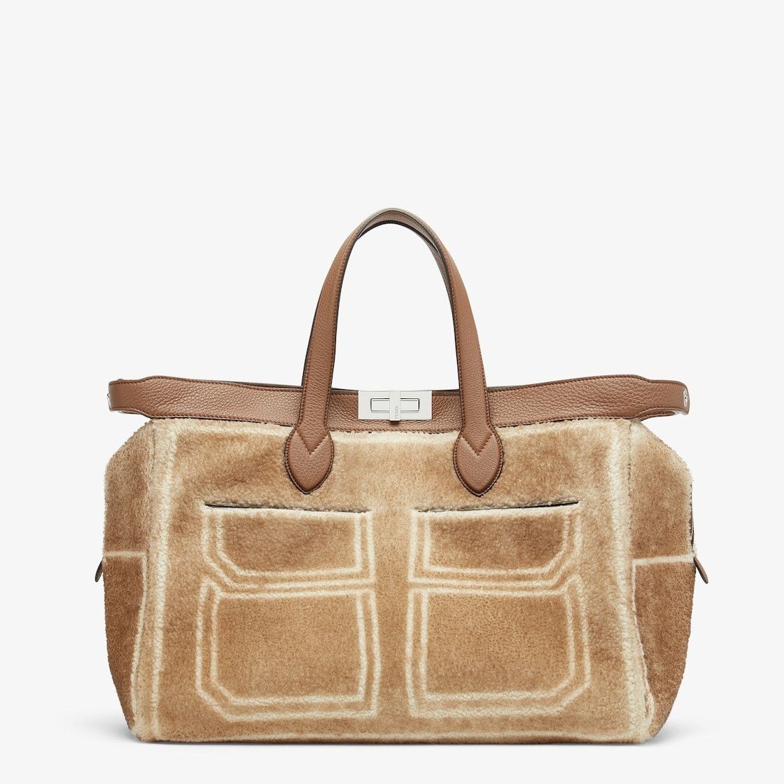 Fendi o1loc1c0824 Size: OS / Peekaboo Iseeu Forty8 in Brown Size ONE SIZE - 1 Thumbnail