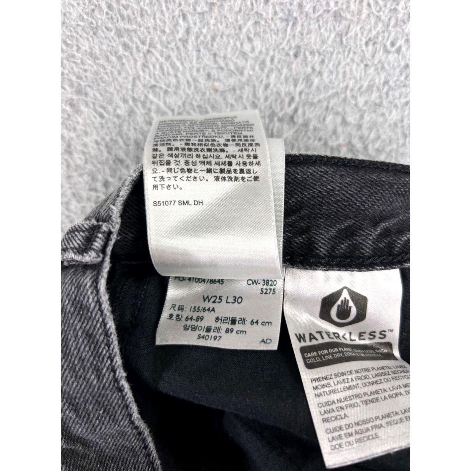 Levi's Levi's Jeans Men 25 Black Denim Straight Relaxed Cotton Big E Vintage No Size US 26 / EU 42 - 4 Thumbnail
