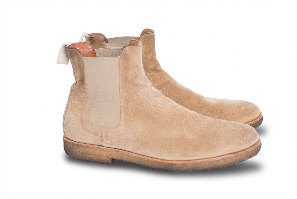 Common Projects Tan Suede Chelsea Size US 9 / EU 42 - 1 Thumbnail