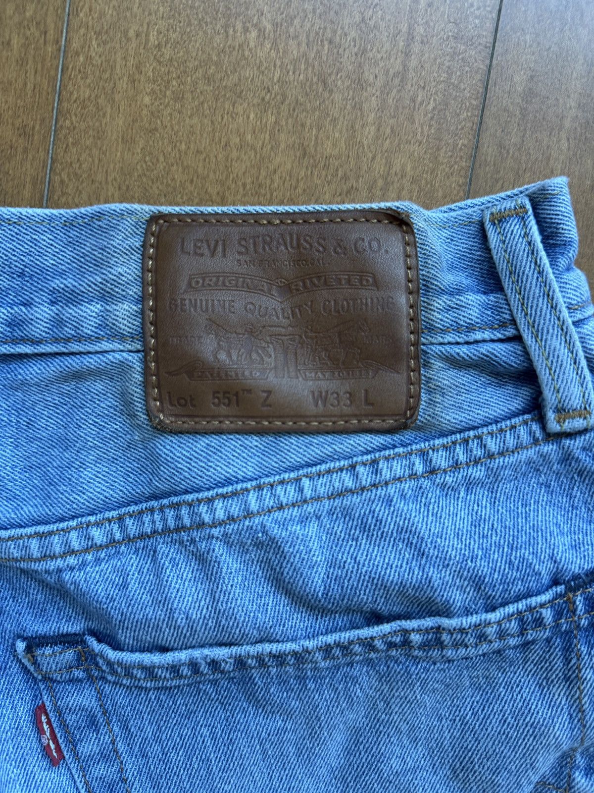 Levi's Evi’s 551z cropped 33 wide Size US 33 - 4 Thumbnail