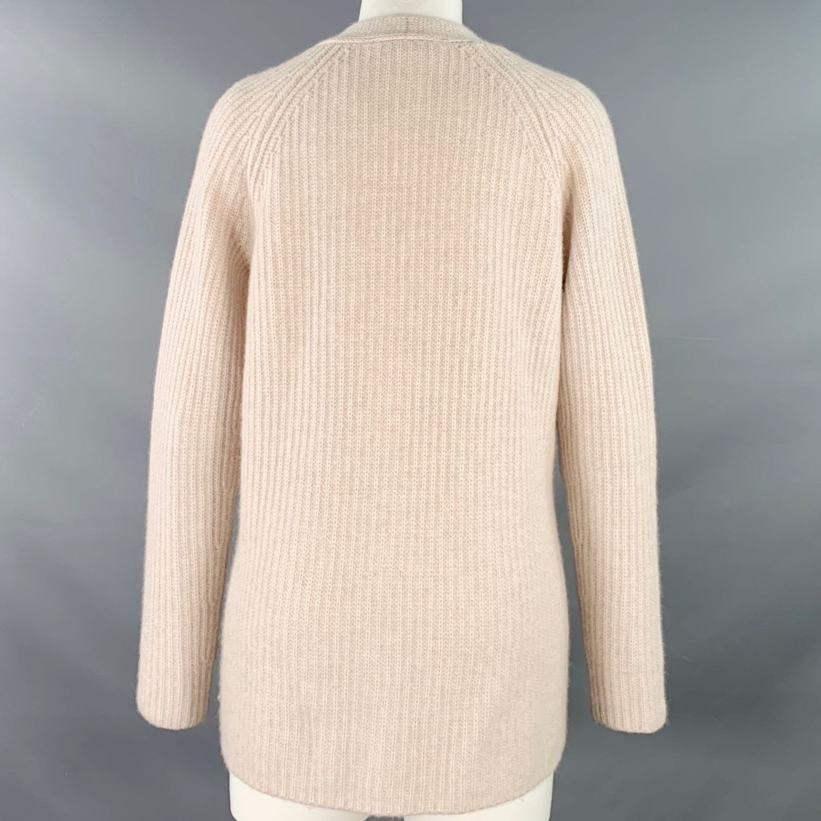 Other THE CASHMERE PROJECT Grey Light Cashmere Oversized Cardigan Size S / US 4 / IT 40 - 3 Thumbnail