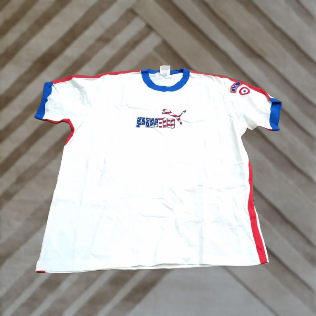Puma VINTAGE Puma T-Shirt XXL Blue Men 2XL Shirt Mens Blue Puma 90s Size US XXL / EU 58 / 5 - 1 Thumbnail