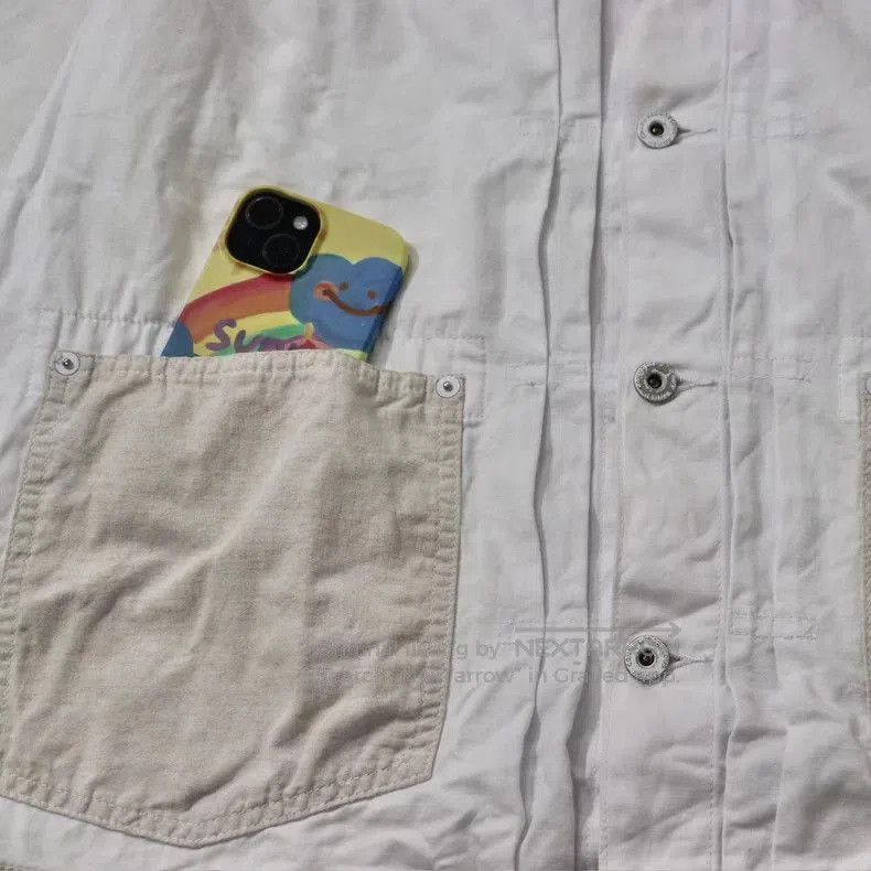 Comme des Garcons CDG Homme Paneled Linen Jacket. Size US L / EU 52-54 / 3 - 4 Thumbnail
