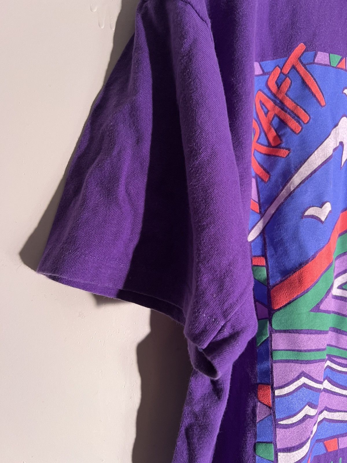 Vintage 90’s VTG Vintage Stanislavs River Rafting Retro Art T Shirt Size US XL / EU 56 / 4 - 7 Thumbnail