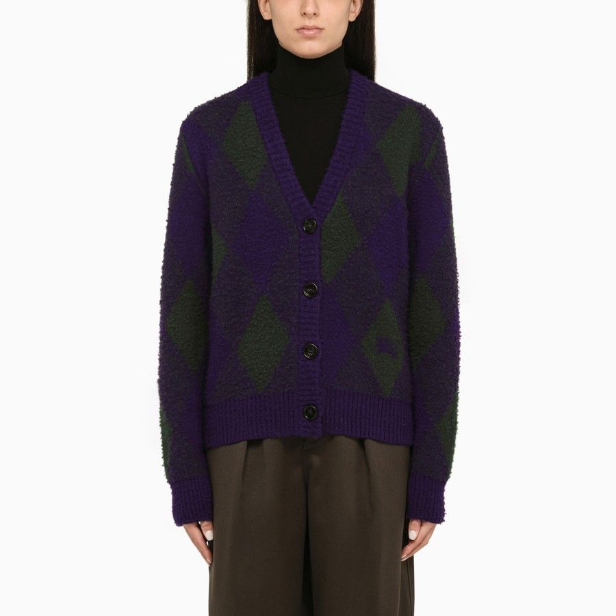 image of Burberry O1D2Blof0124 Cardigan In Multicolor, Women's (Size Small)