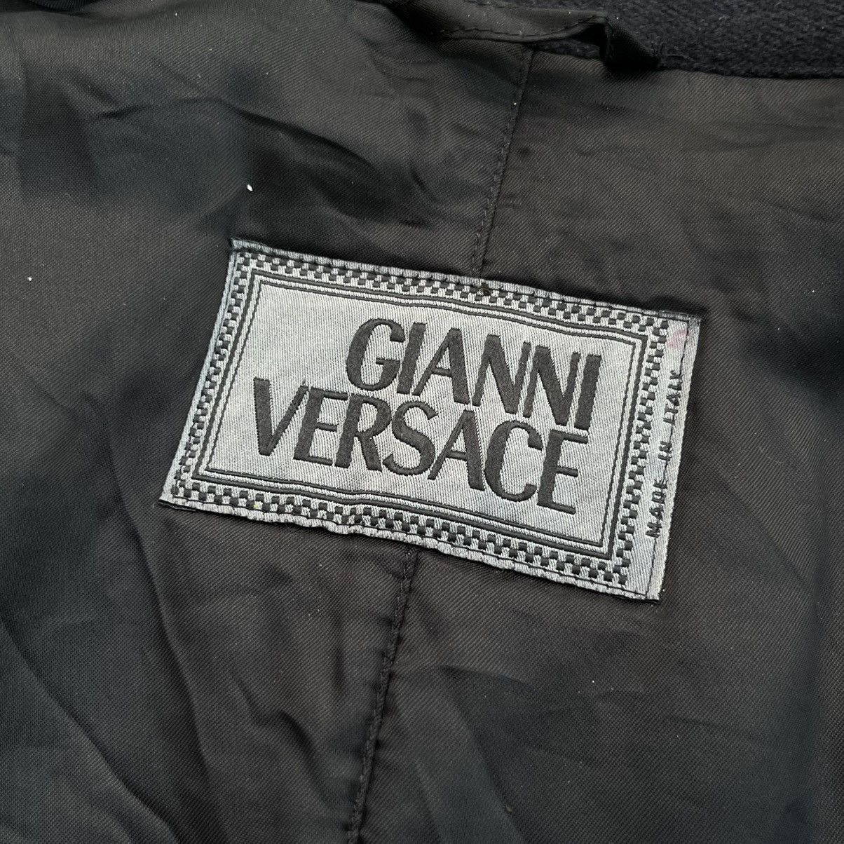 Versace Gianni Versace Wool Silk Studded Zip Jacket Size US L / EU 52-54 / 3 - 7 Thumbnail