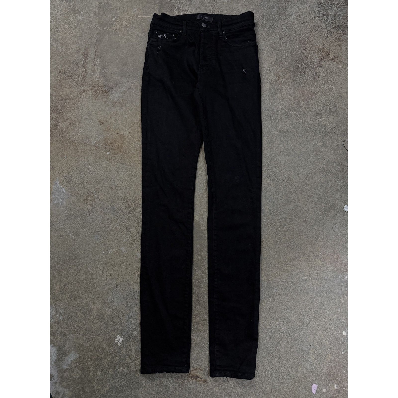 Amiri Amiri Jeans Black Thrasher Plain 28 Used Size US 28 / EU 44 - 1 Thumbnail