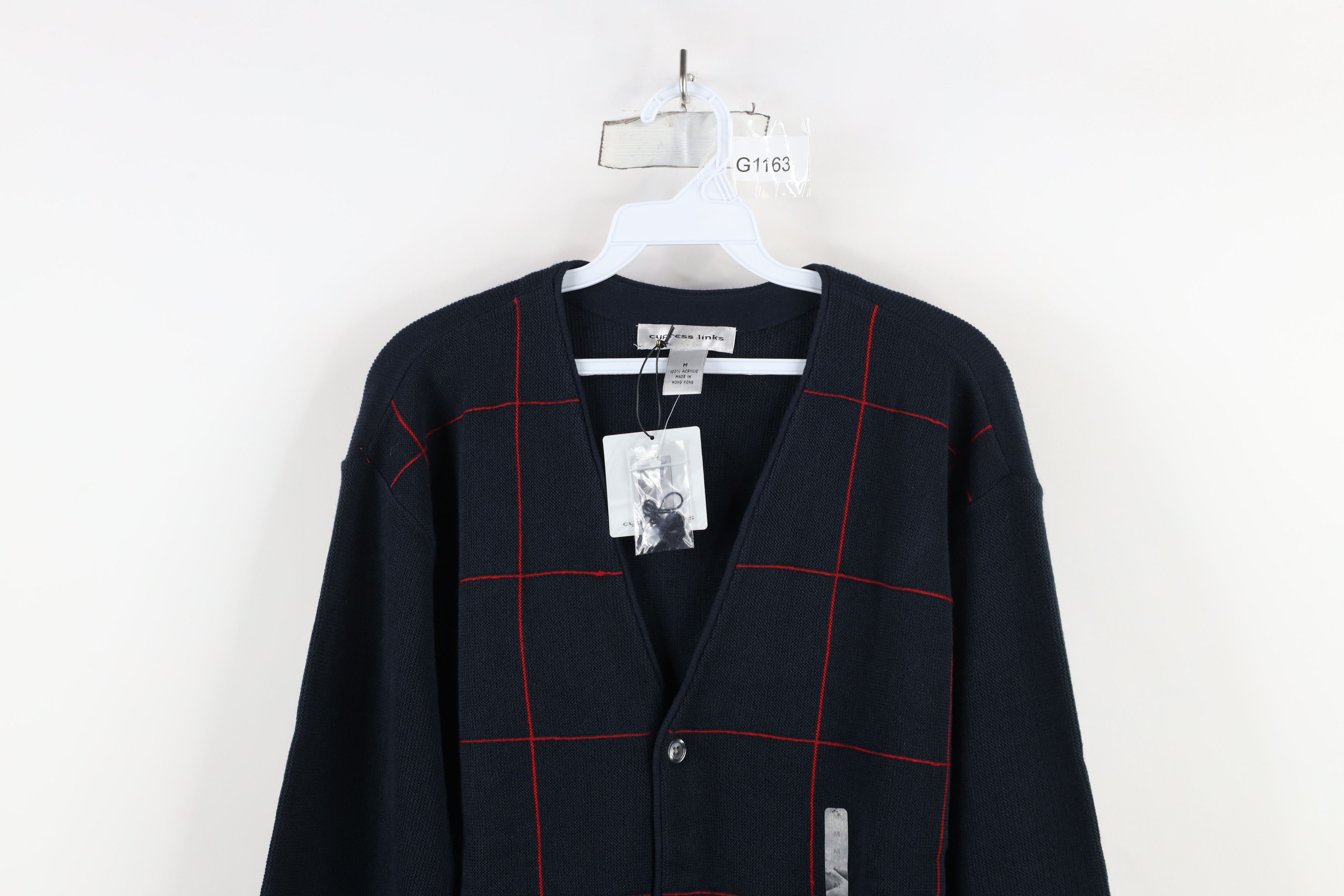 Vintage Deadstock Vintage 90s Streetwear Knit Cardigan Sweater Size US M / EU 48-50 / 2 - 2 Thumbnail