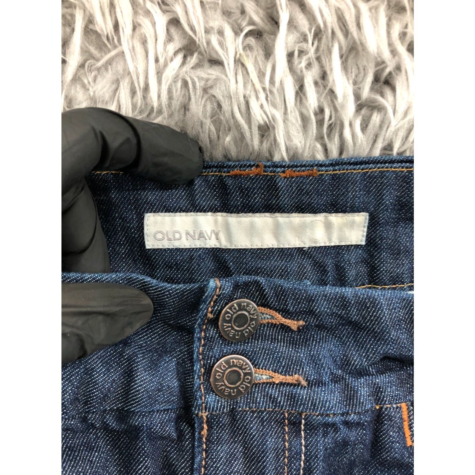 Old Navy Old Navy Skirt Women 16 Blue Denim Knee Length Straight & Pencil Button Zipper Pockets Casual Party Wedding 90s Preppy Size 38" / US 16 / IT 52 - 7 Thumbnail