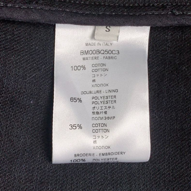 Givenchy Givenchy 98/100 New BALENCIAGA Denim Jacket (Black Women's Size US S / EU 44-46 / 1 - 6 Thumbnail