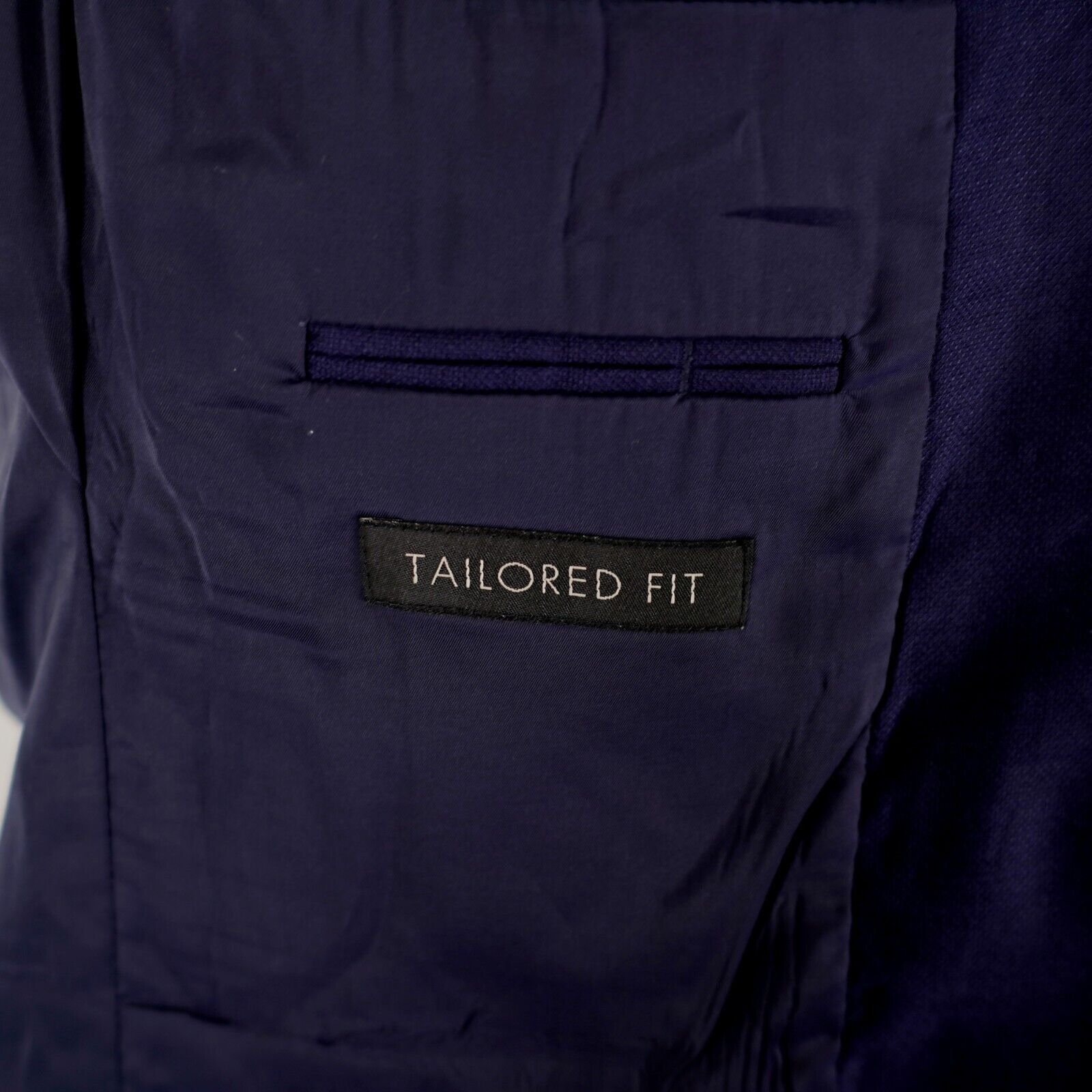 Jos. A. Bank Jos A Bank Traveler's Tailored Fit Wool 2 Button Blue Blazer Size 40R - 11 Thumbnail