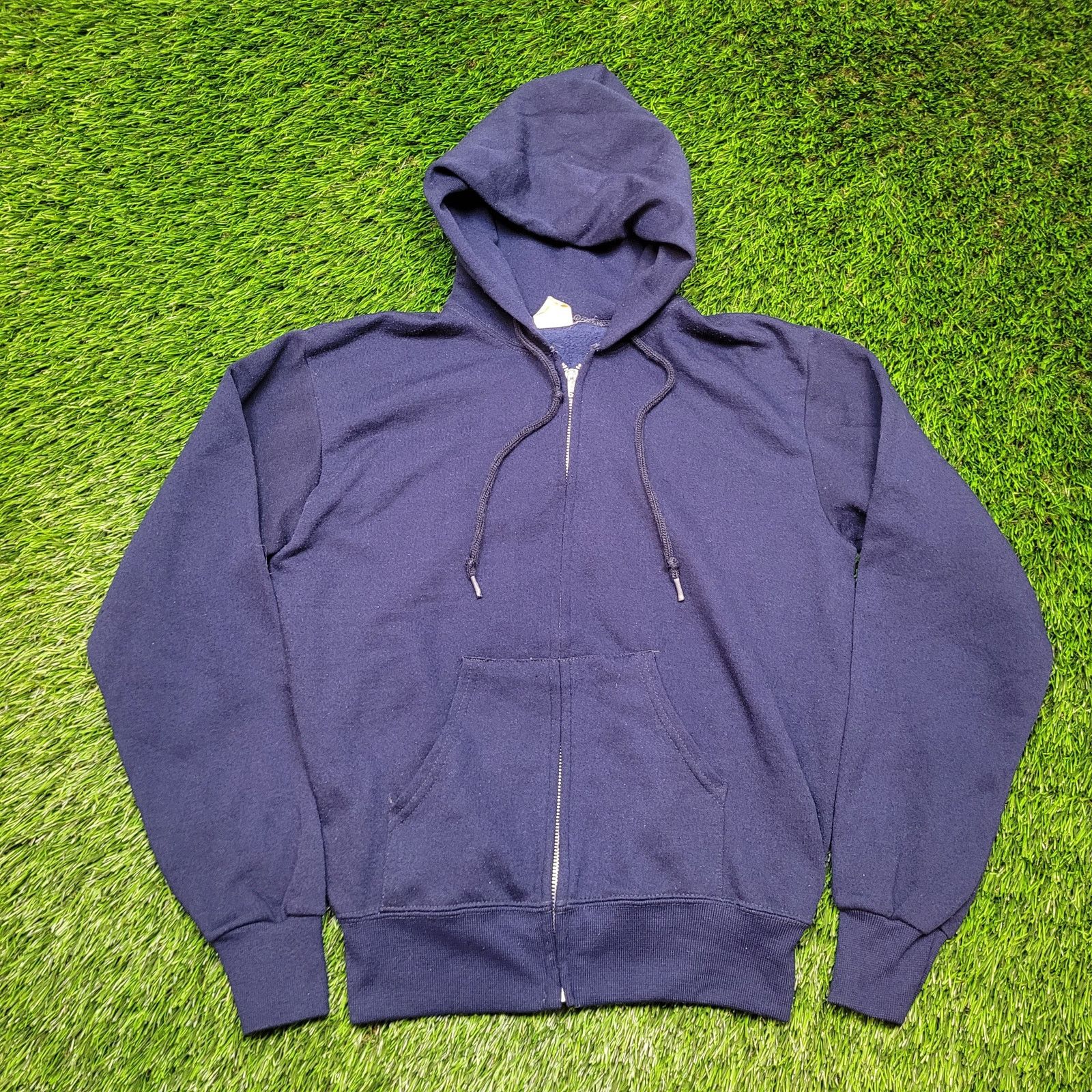 Wrangler VTG 80s Wrangler Zip Up Hoodie USA Made Womens S Oversized Size S / US 4 / IT 40 - 1 Thumbnail