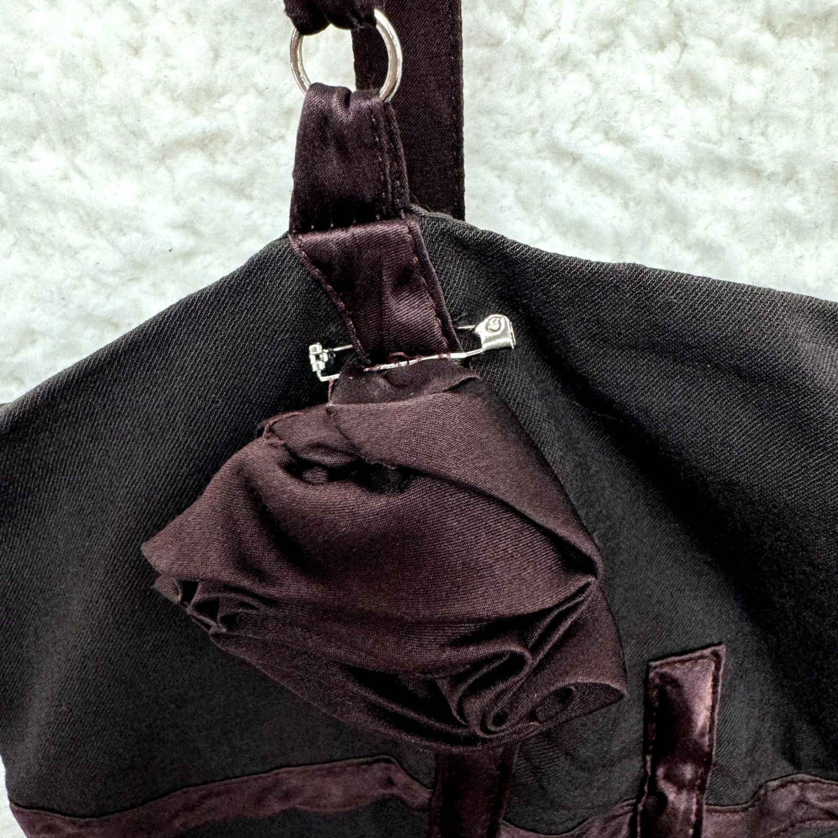 Vintage VINTAGE 90s Y2K Barami Midi Sheath Dress 8 Medium Brown Cocktail Fairy Goth Whimsigoth Womens Size M / US 6-8 / IT 42-44 - 6 Thumbnail