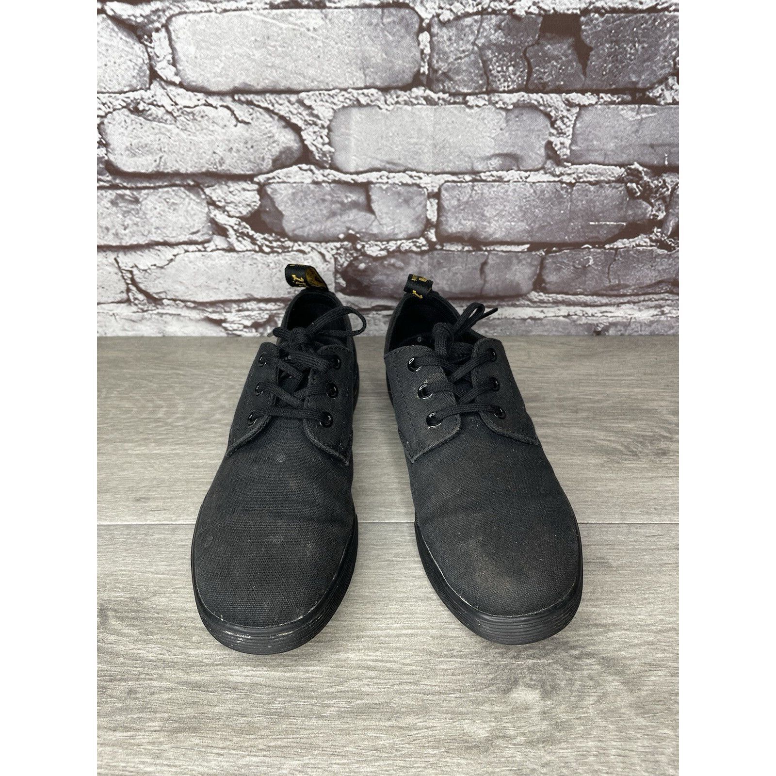 Dr. Martens Doc Dr. Martens SantAnita Black Airwair Casual Lace Up Shoes Size US 6 / IT 36 - 2 Thumbnail