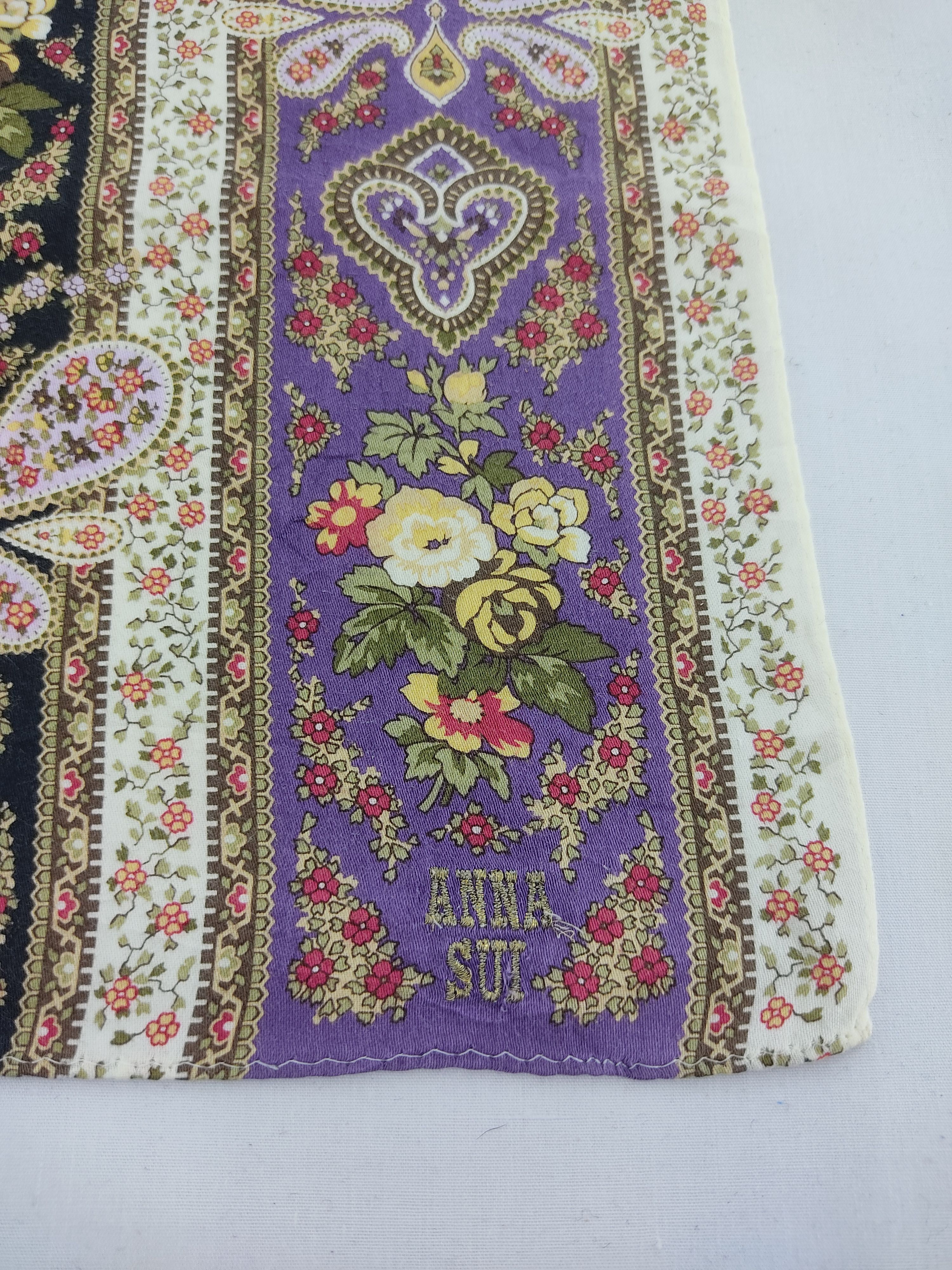 Anna Sui Vintage Anna Sui Handkerchief / Neckwear / Bandana Size ONE SIZE - 4 Thumbnail