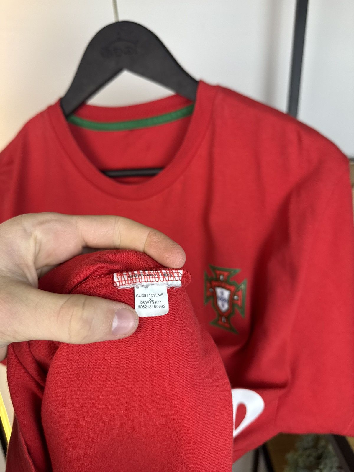 Nike × Vintage Nike Portugal #17 Ronaldo Train Football Jersey Soccer Size US XL / EU 56 / 4 - 13 Thumbnail