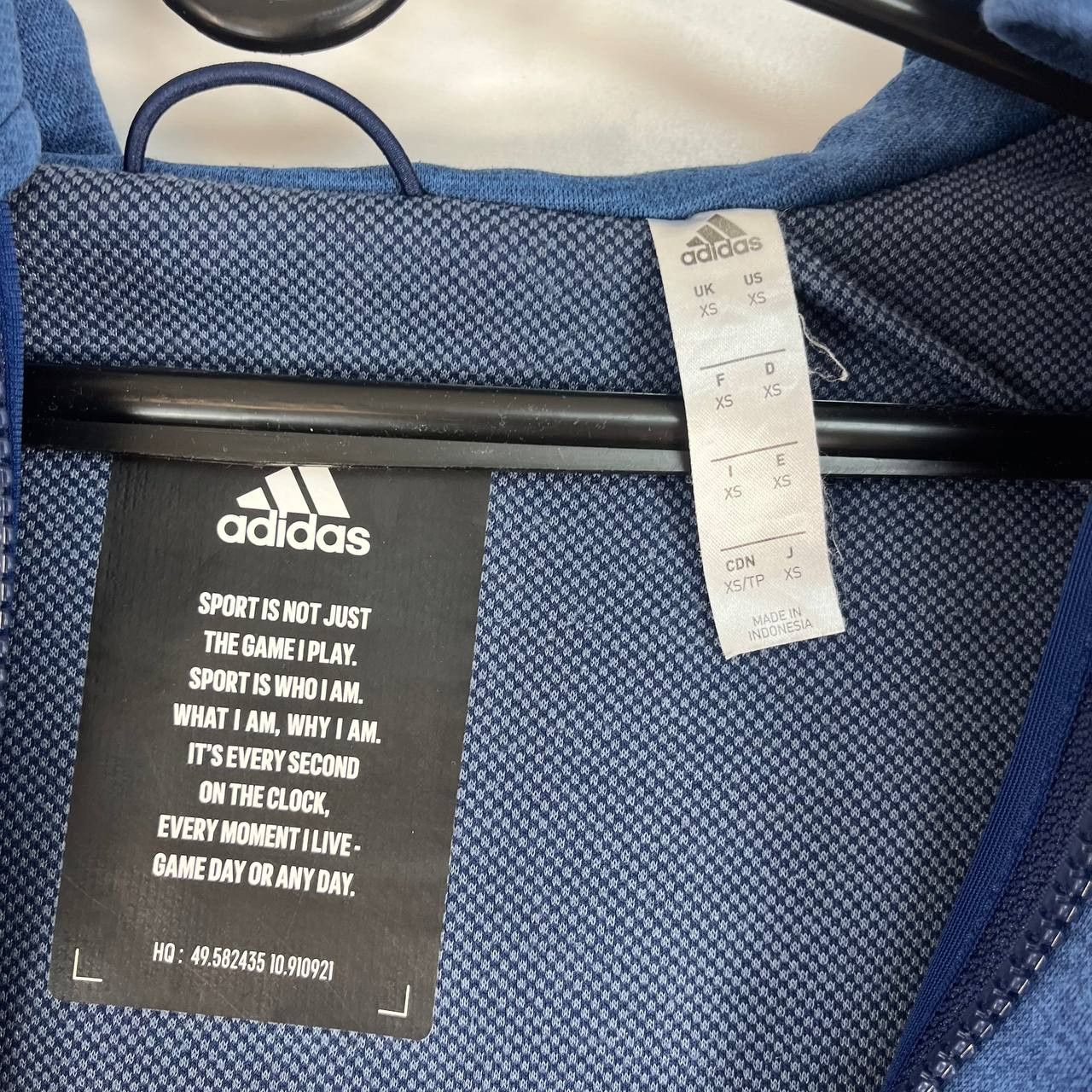Adidas REAL MADRID ADIDAS CHAMPIONS LEAGUE HOODIE SIZE XS Size US XS / EU 42 / 0 - 3 Thumbnail