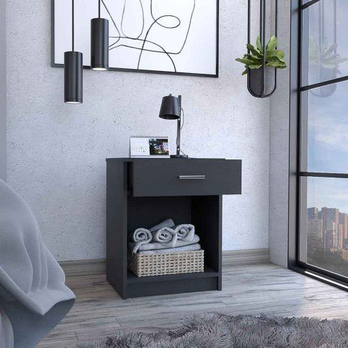 Designer × Homemade Eco Nightstand , End Table, Side Table Superior Top, One Dr Size US L / EU 52-54 / 3 - 7 Thumbnail