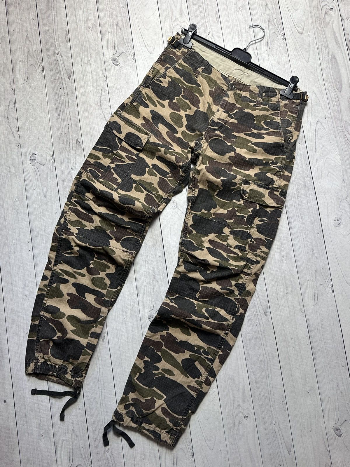 Vintage Vintage Carhartt Wip camo pants aviator rare size 30/32 Size US 30 / EU 46 - 5 Thumbnail