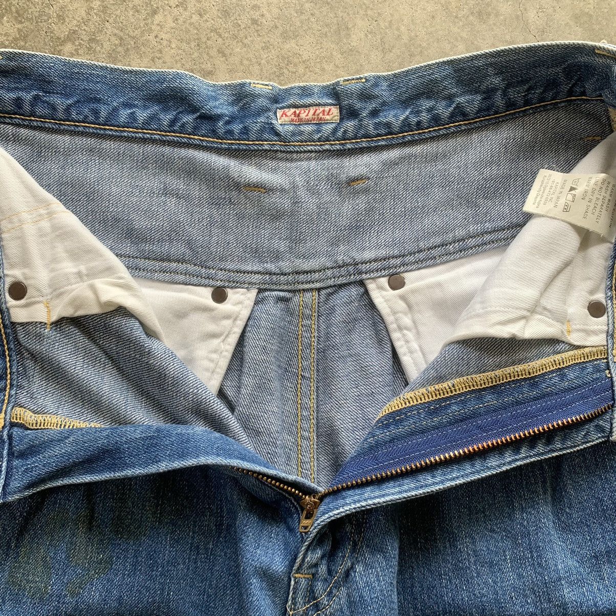 Kapital Kapital Super Wide Leg Vintage Jeans Size US 30 / EU 46 - 7 Thumbnail