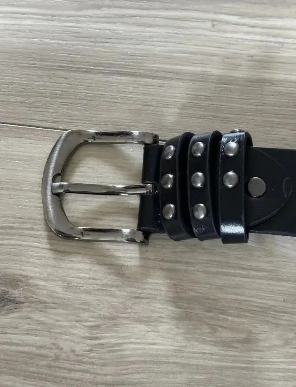 Japanese Brand × Vintage Rock Studded Belt (black) Size 32 - 6 Thumbnail