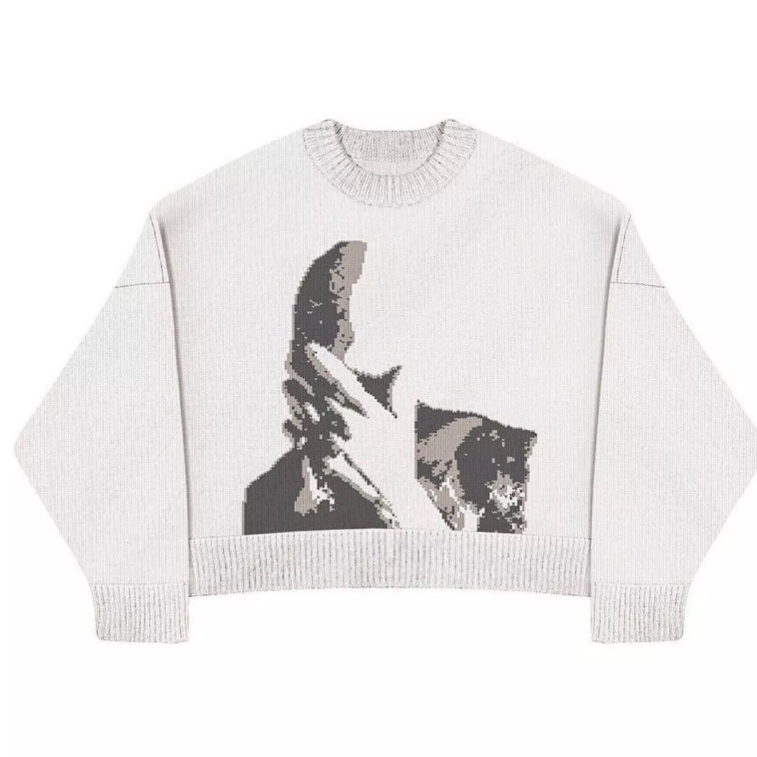 Loose Retro Loose Knit Sweater