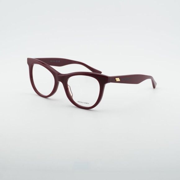 Bottega Veneta Bottega Veneta BV1064O 004 Eyeglasses Burgundy 52mm Cat Eye Size ONE SIZE - 7 Thumbnail