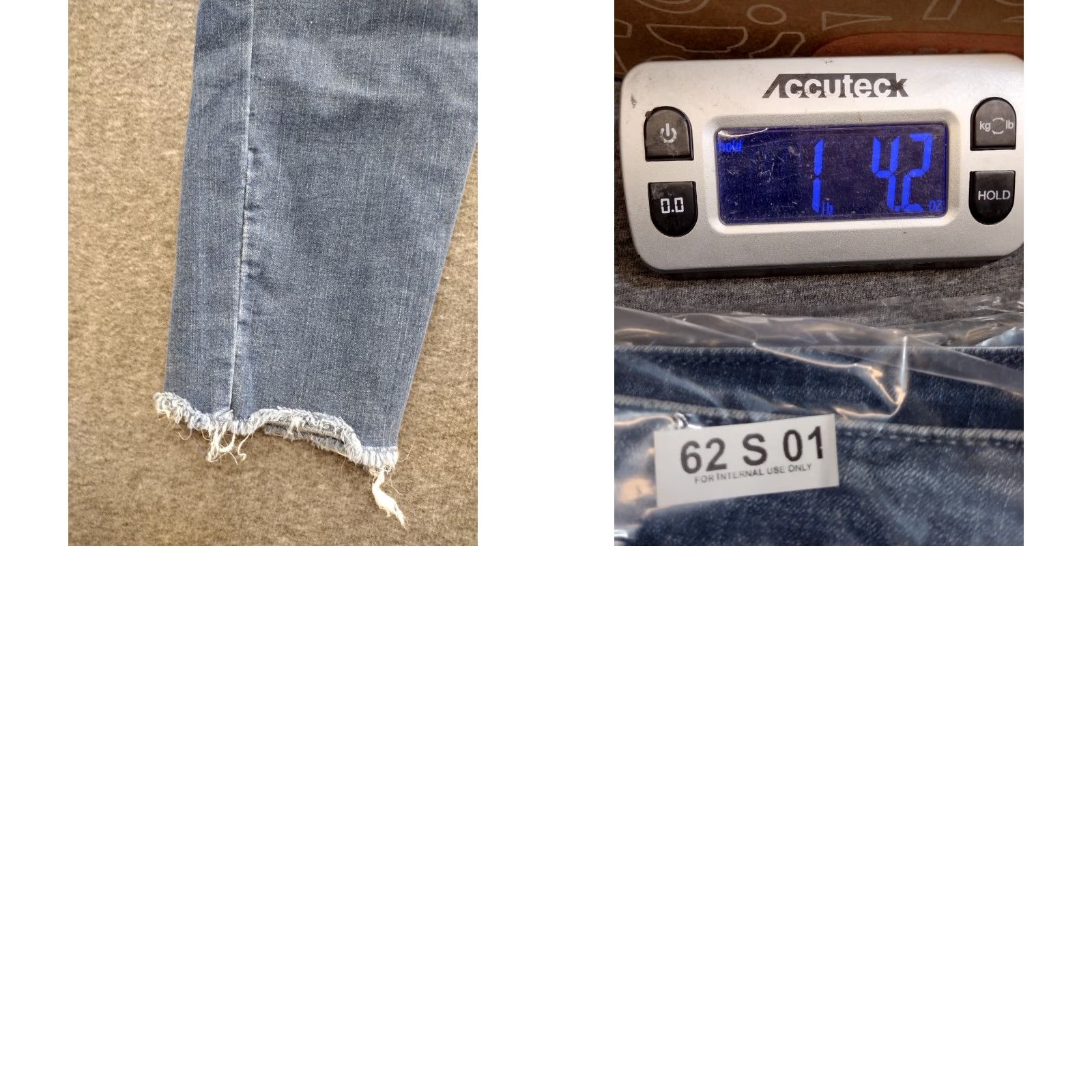 Vintage Unbranded Women's Jeans Cropped Stretch Blue Cotton Blend Size 16R Size 38" / US 16 / IT 52 - 8 Thumbnail
