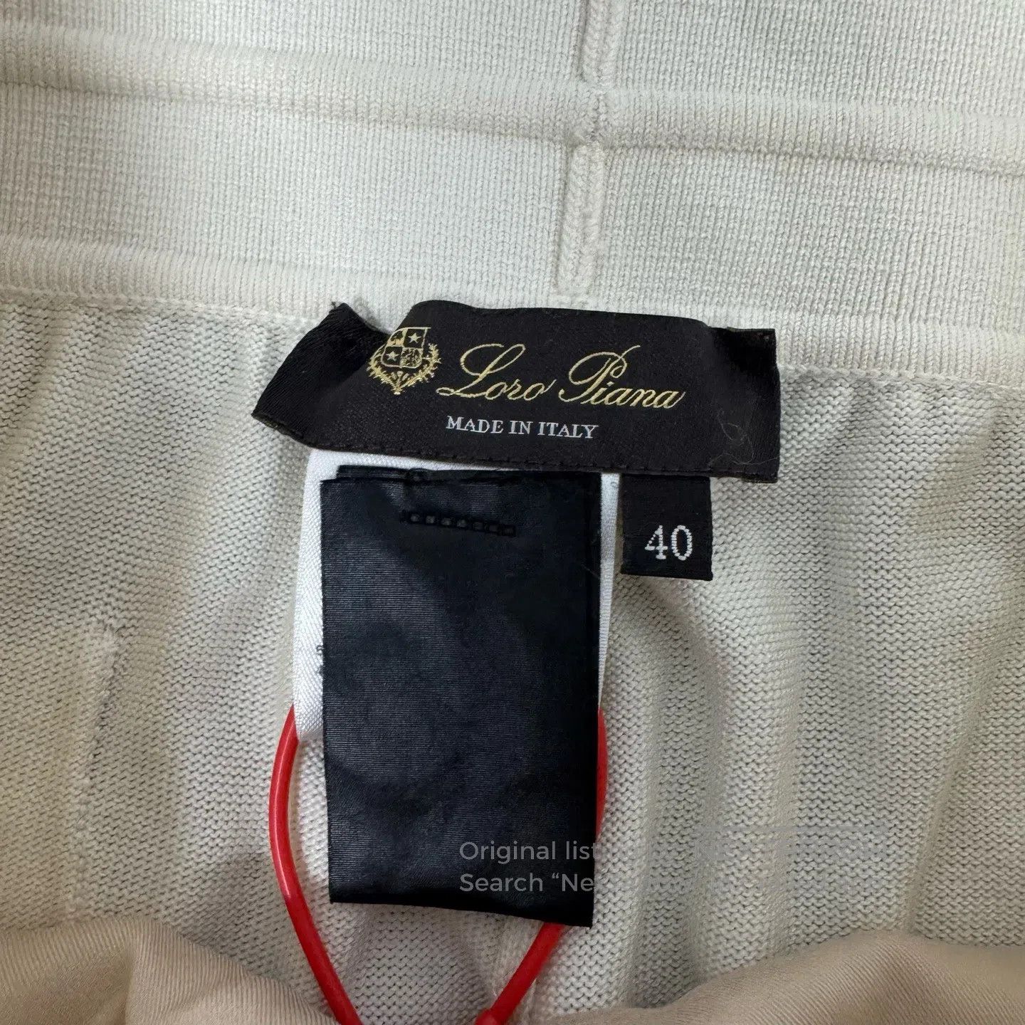 Loro Piana LORO PIANA size 40 Wool drawstring belt; casual pants| Size US 28 / EU 44 - 5 Thumbnail