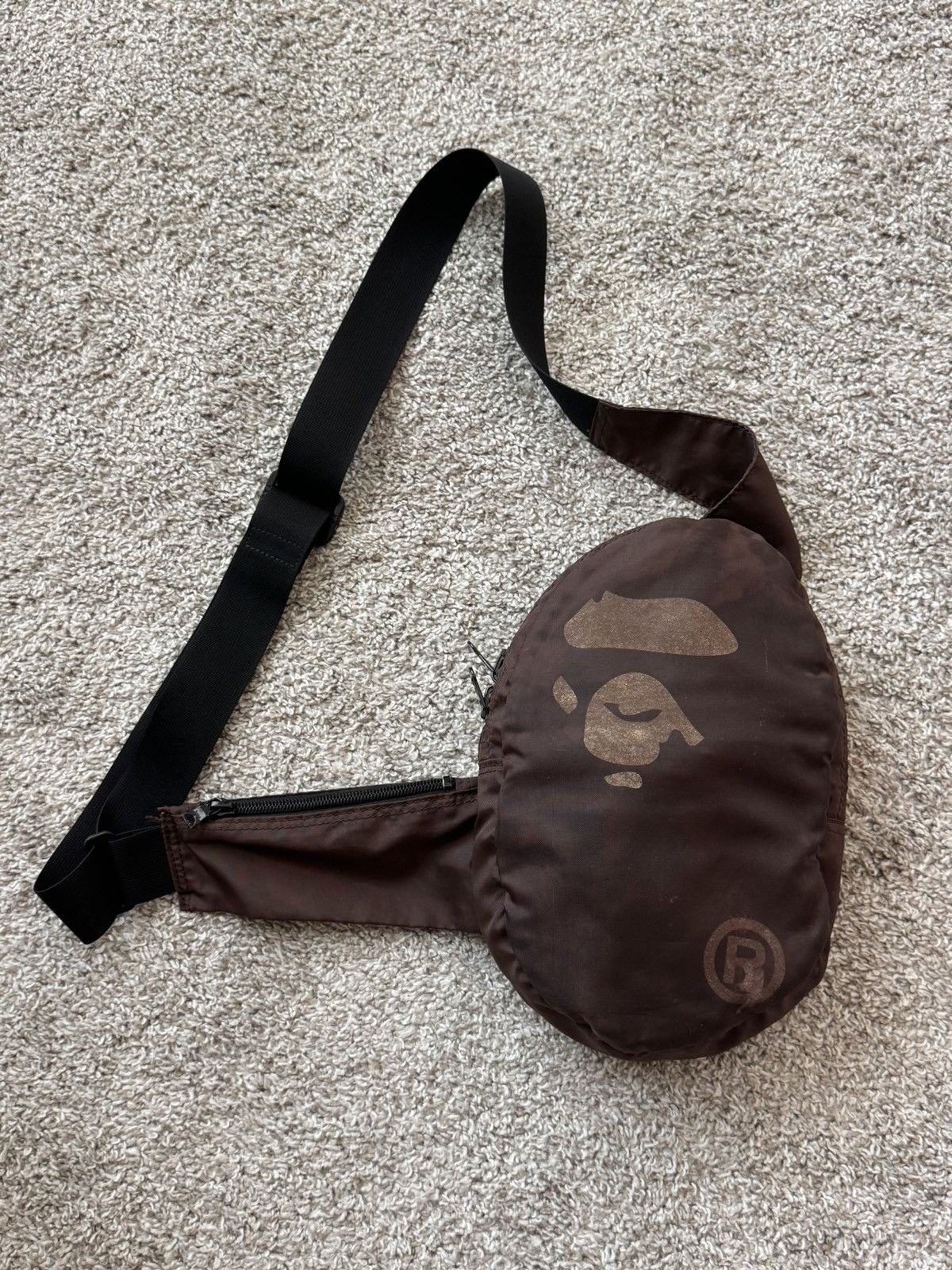 Bape Bape x Dapipa ABC Camo Sling Bag | Grailed