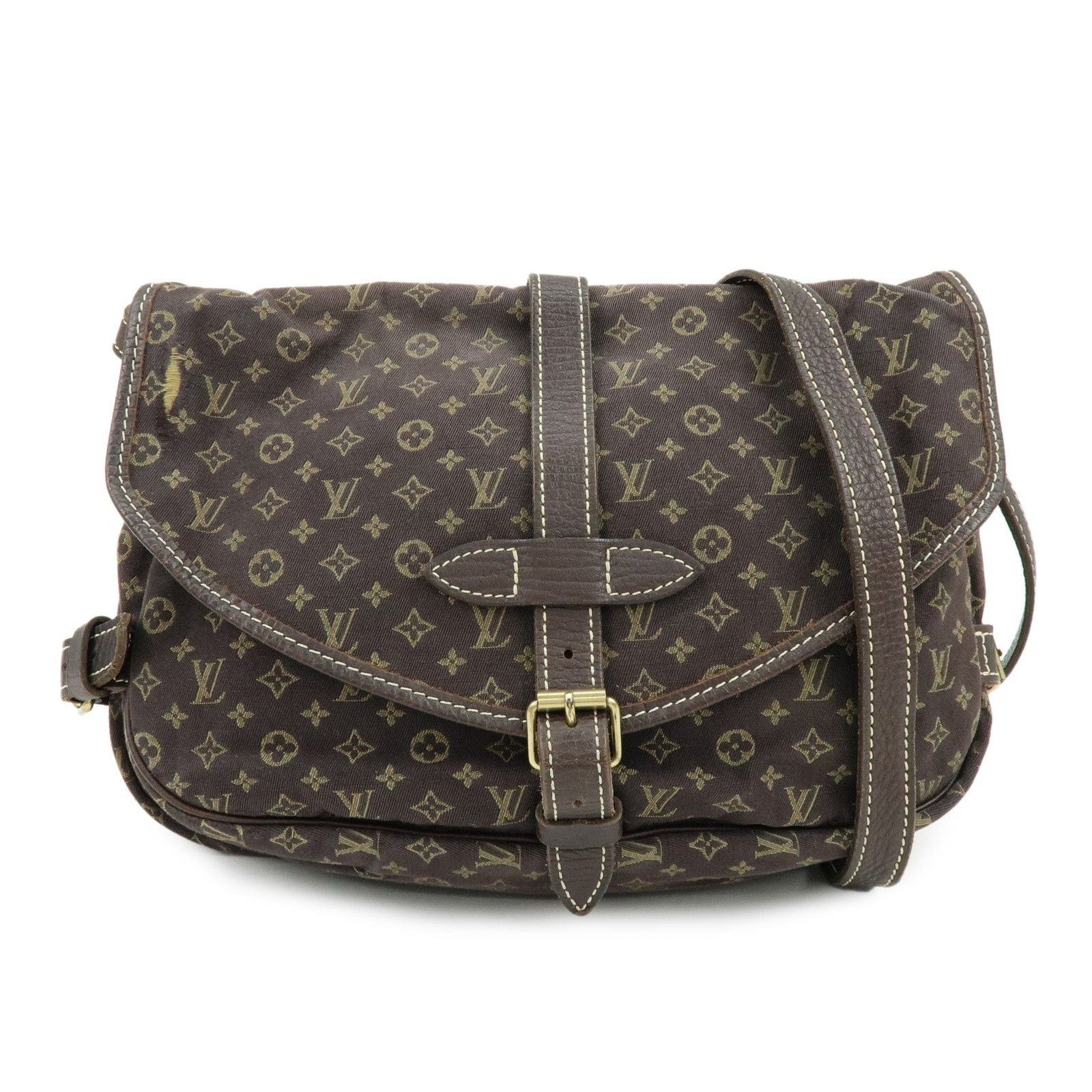 Louis Vuitton Louis Vuitton Monogram Mini Lin Saumur 30 Shoulder Bag Size ONE SIZE - 1 Thumbnail