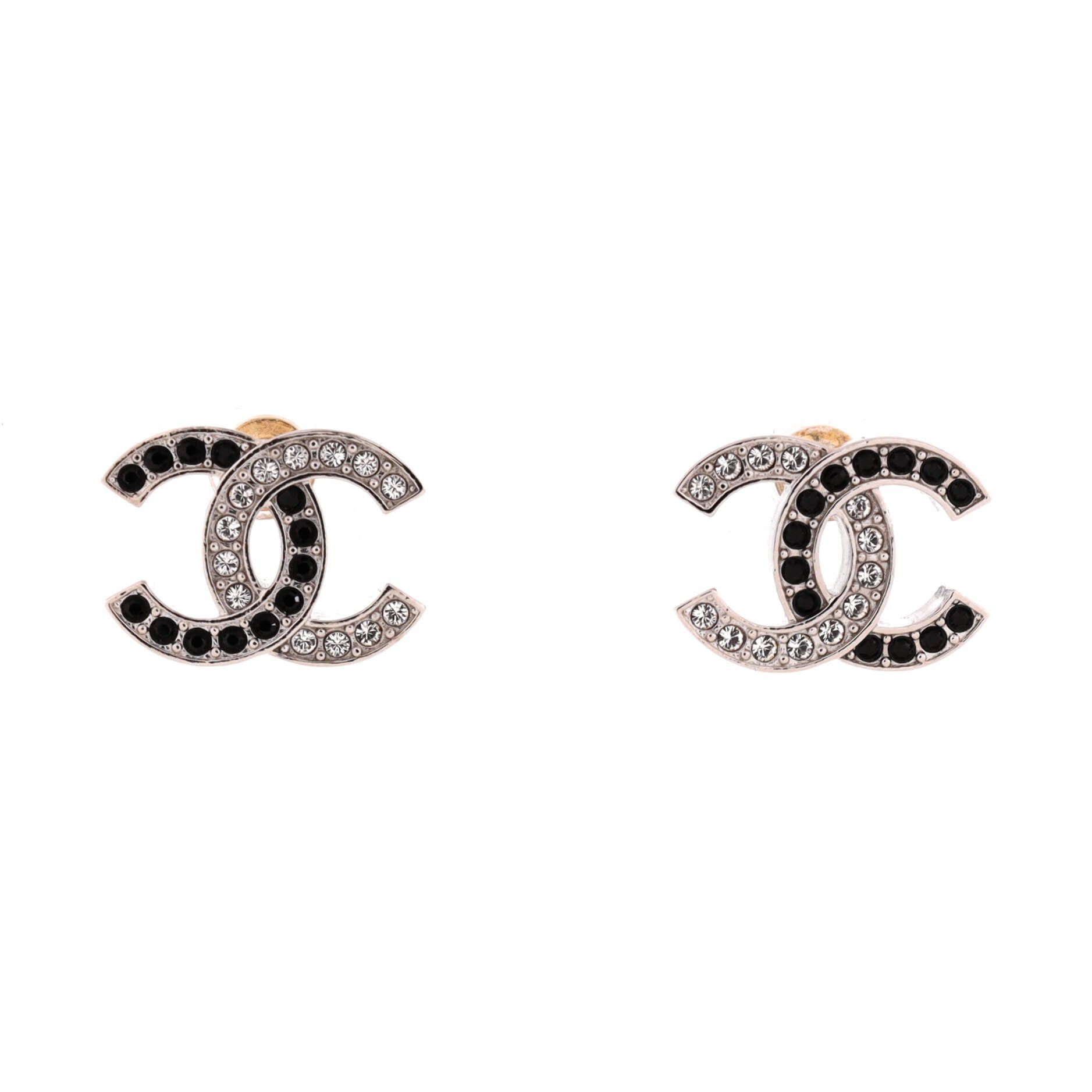 Chanel CC Stud Earrings Size ONE SIZE - 1 Thumbnail