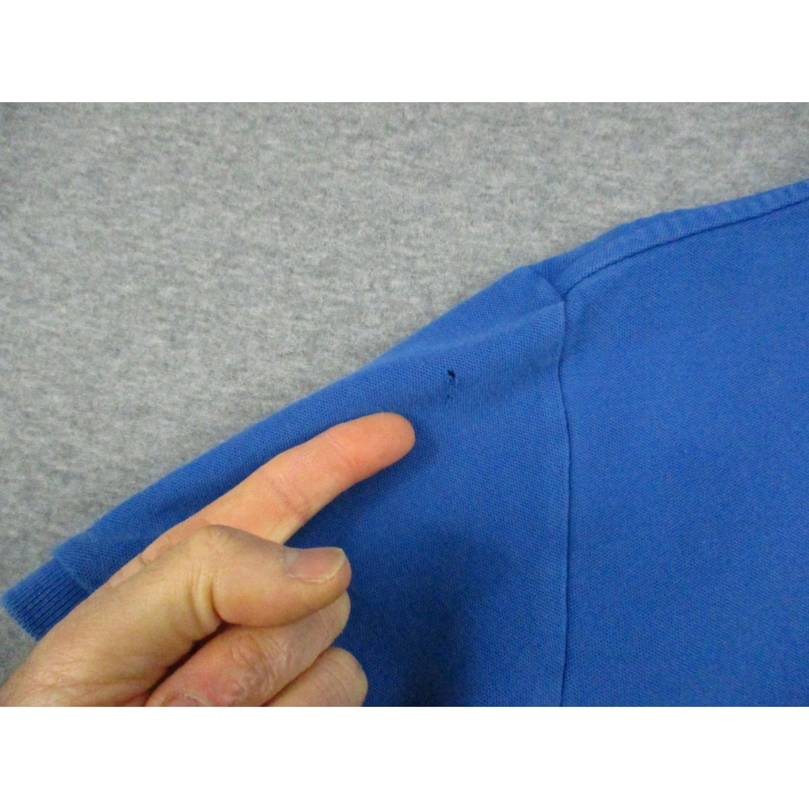 Psycho Bunny Psycho Bunny Shirt XXS Mens Blue Classic Textured Cotton Golf Polo Size US XXS / EU 40 - 3 Thumbnail