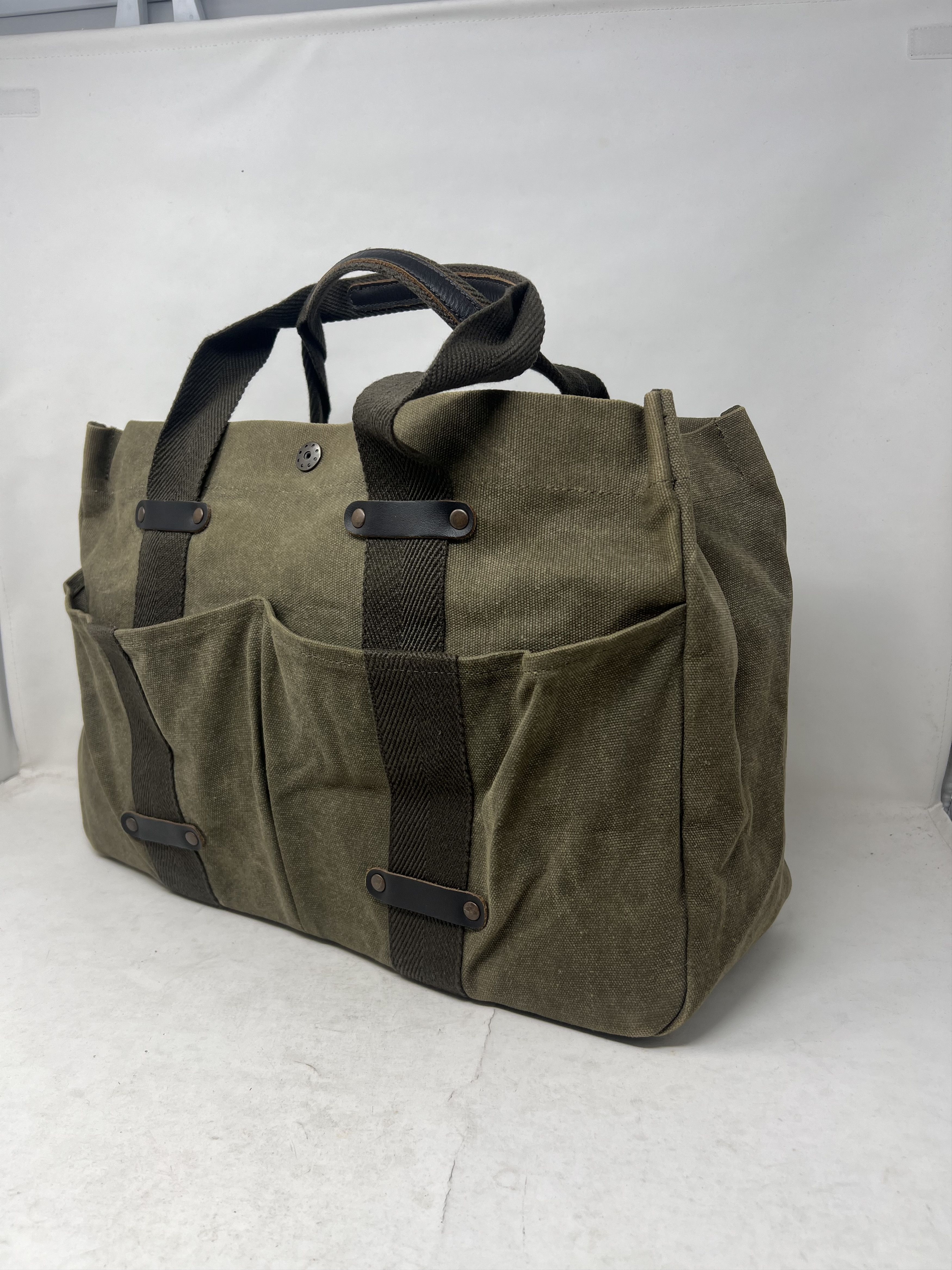 Japanese Brand Back Number Canvas Tote Bag Size ONE SIZE - 3 Thumbnail