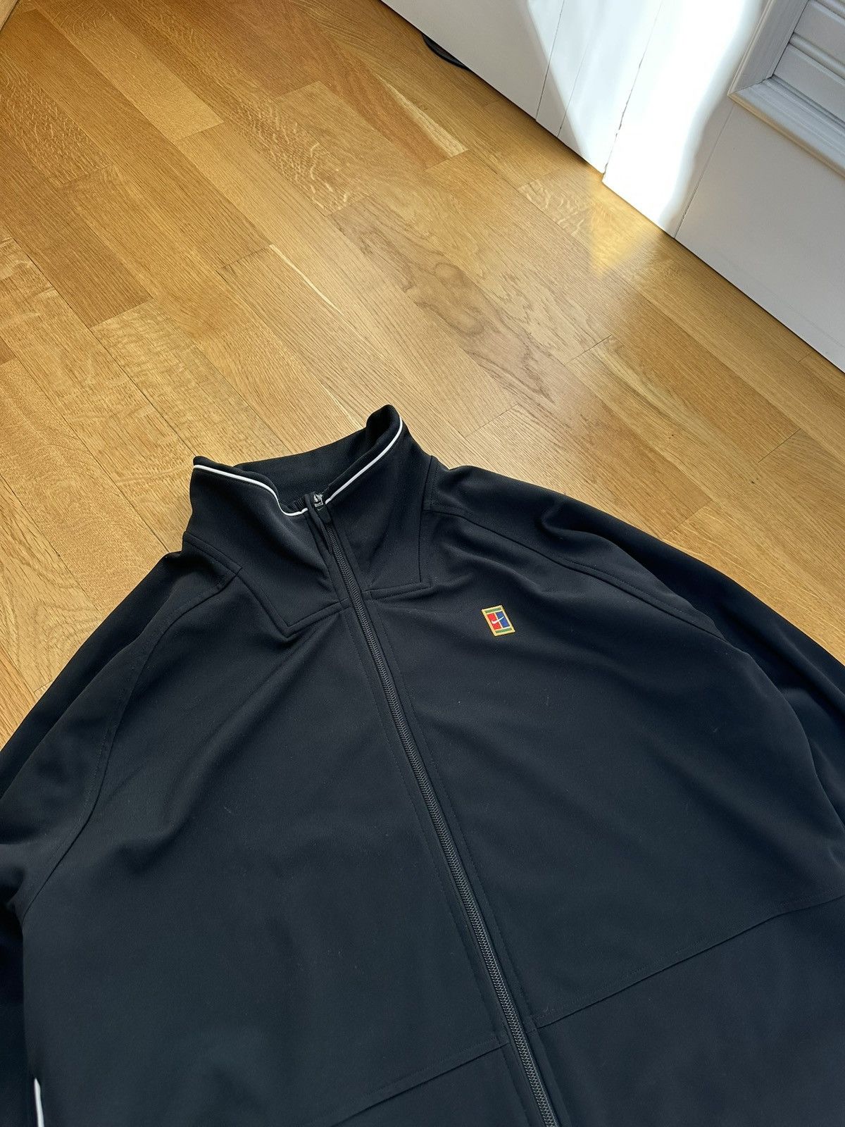 Nike Nike Court Zip Jacket Logo Black Fit Size US XL / EU 56 / 4 - 6 Thumbnail