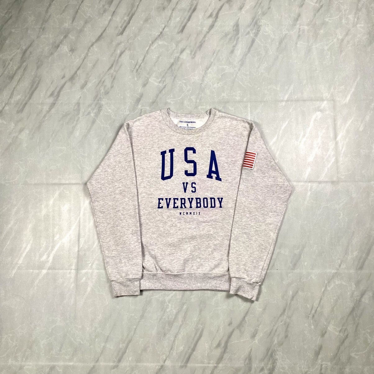 American Apparel USA vs Everybody Crewneck Size US S / EU 44-46 / 1 - 1 Thumbnail