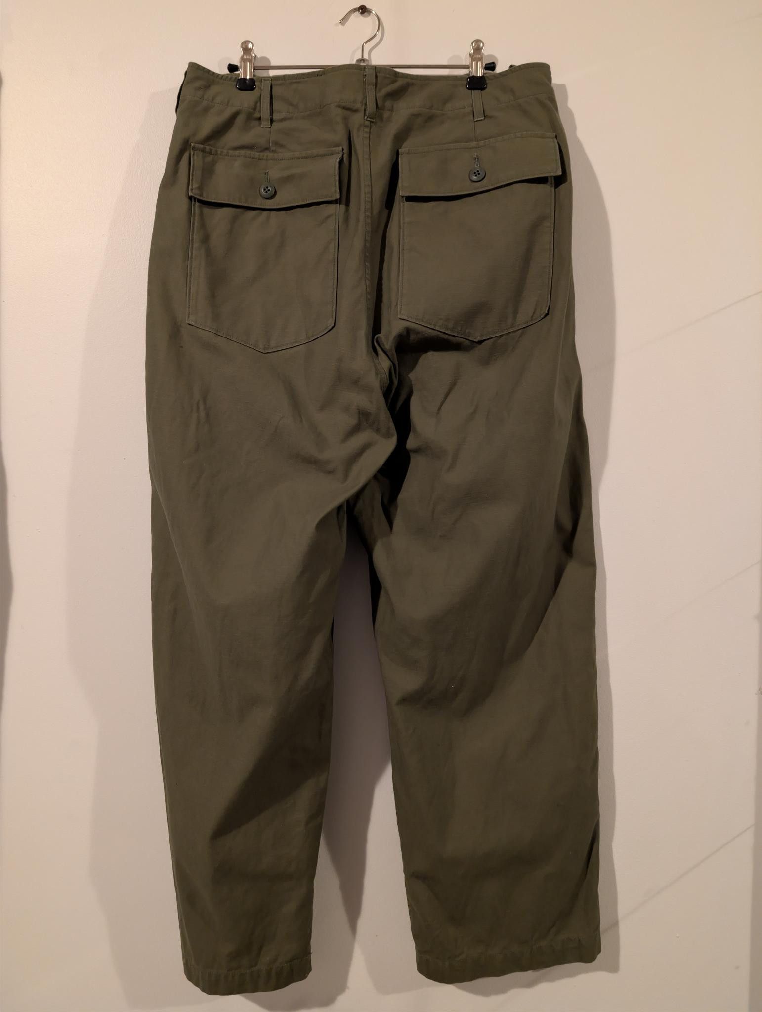 blurhms blurhms ROOTSTOCK Cotton Satin Baker Pants bROOTS23S02 Size US 32 / EU 48 - 5 Thumbnail