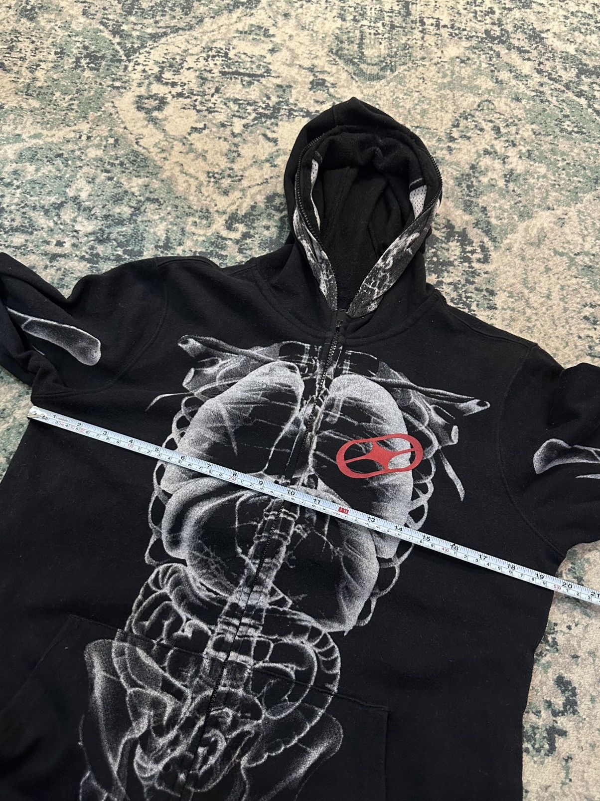 No Fear 2000s No Fear Skeleton Full Zip Hoodie Size US M / EU 48-50 / 2 - 13 Thumbnail