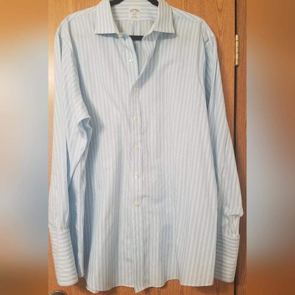 Brooks Brothers Brooks Brothers 346 Slim Fit Shirt Size 17 1/2 34 Size 38R - 1 Thumbnail