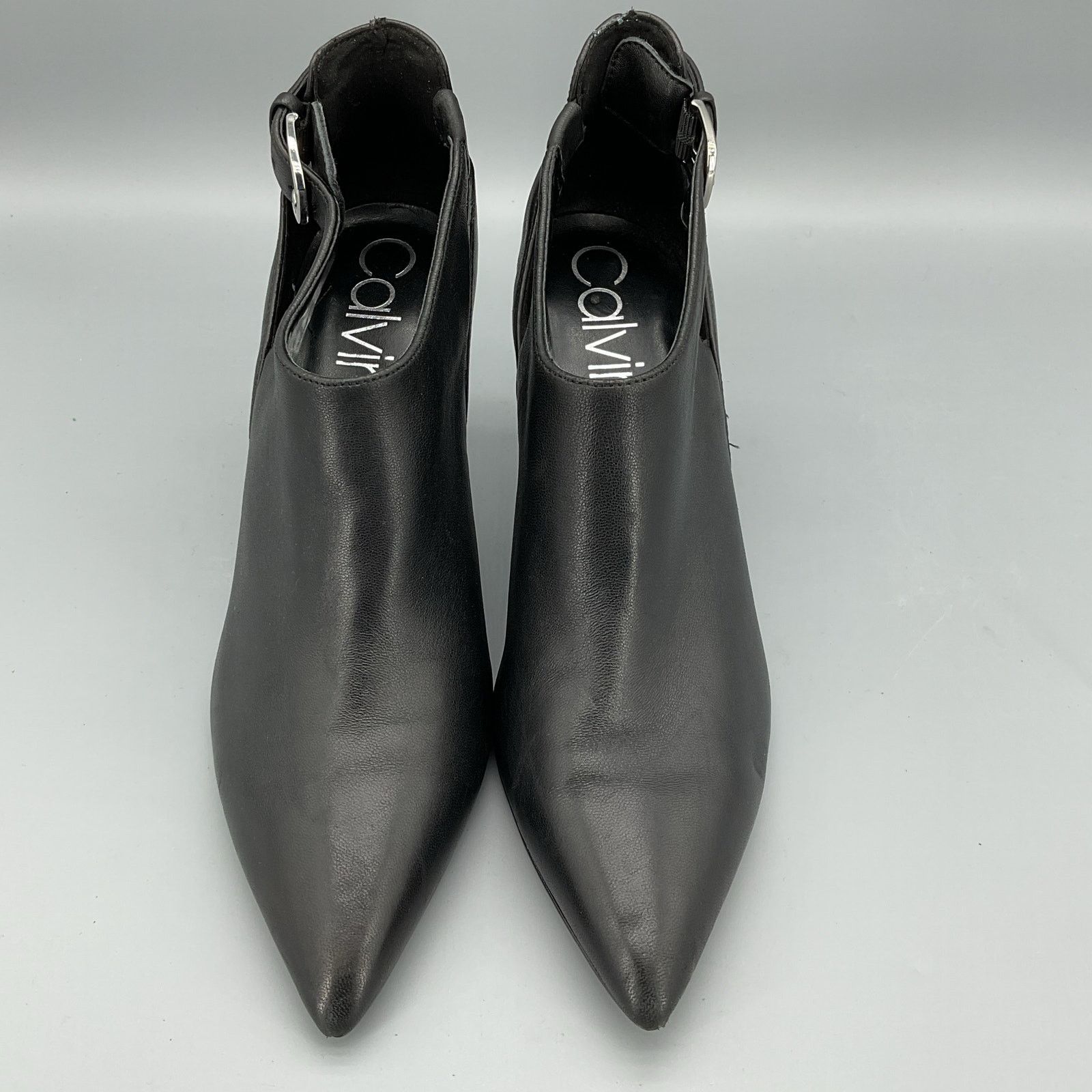 Calvin Klein Calvin Klein Women Shelby Buckle Booties Black Sz 9.5 Size US 9.5 / IT 39.5 - 3 Thumbnail