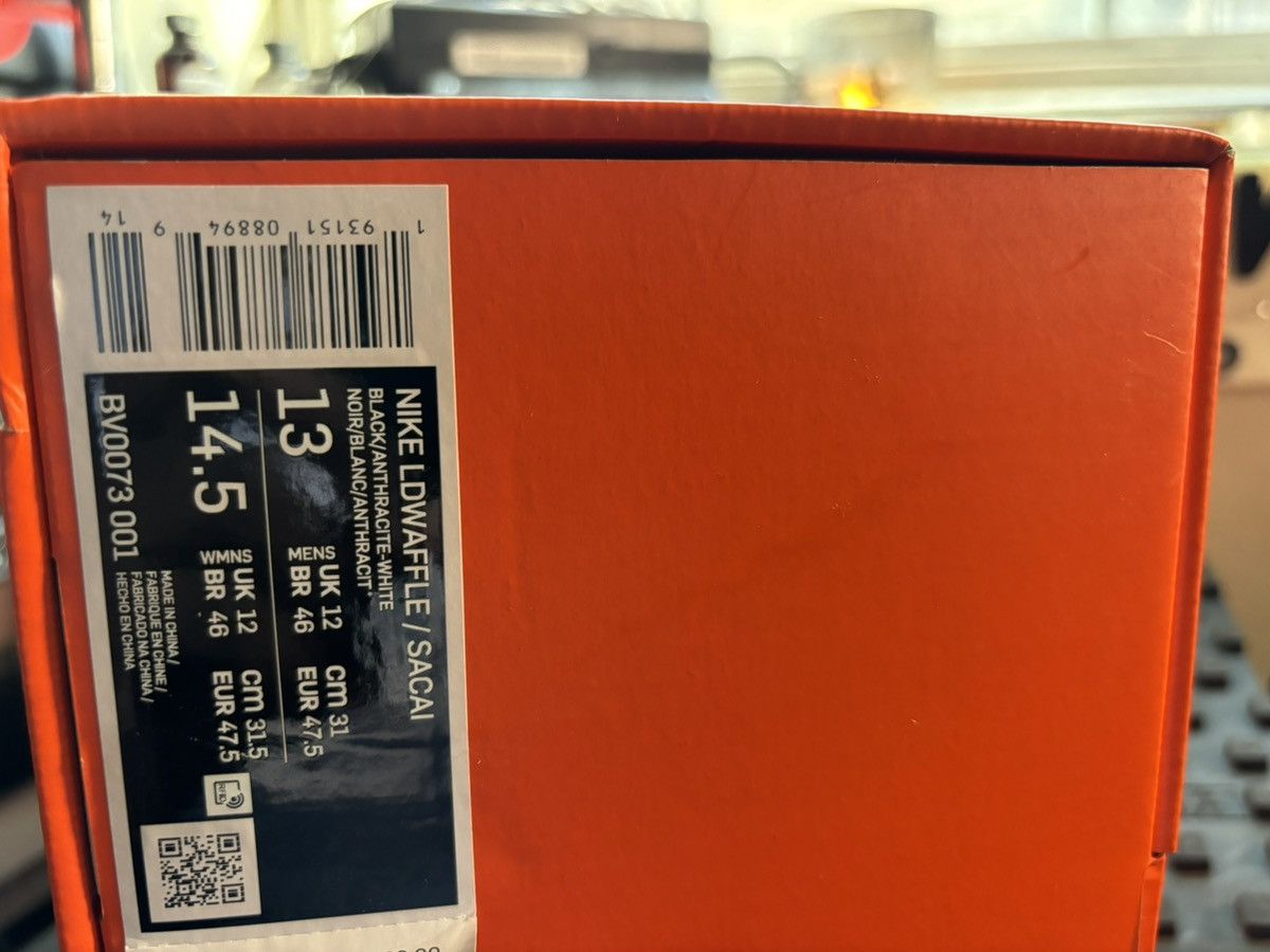 Nike × Sacai Nike Sacai LD Waffle Black Size US 13 / EU 46 - 12 Thumbnail