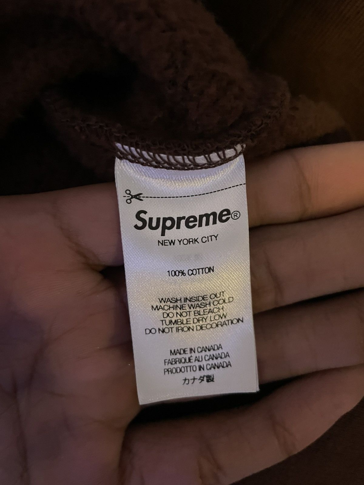Supreme SUPREME Brown 'Ecstasy' Hoodie (FW21) Size US M / EU 48-50 / 2 - 5 Thumbnail