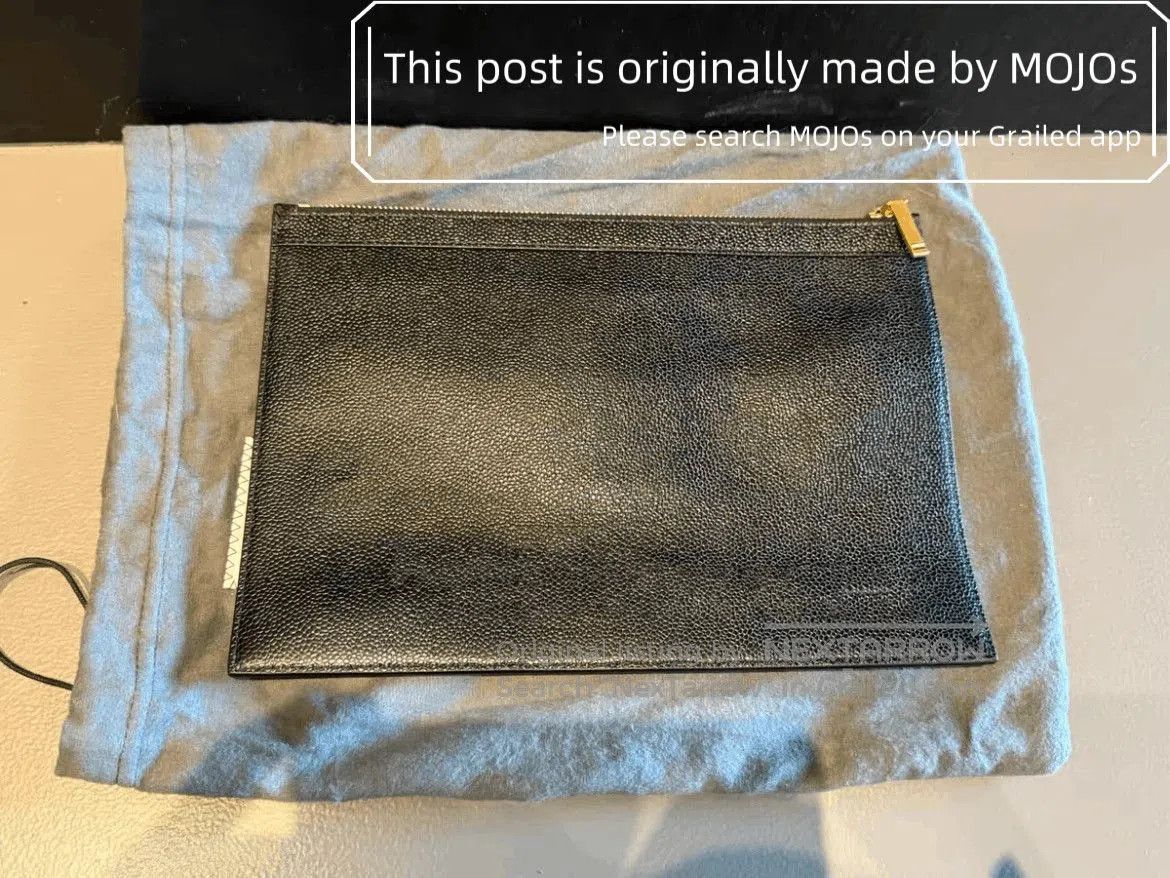 Thom Browne Thom Browne Leather Stripe Tag Hand Bag. Size ONE SIZE - 2 Thumbnail