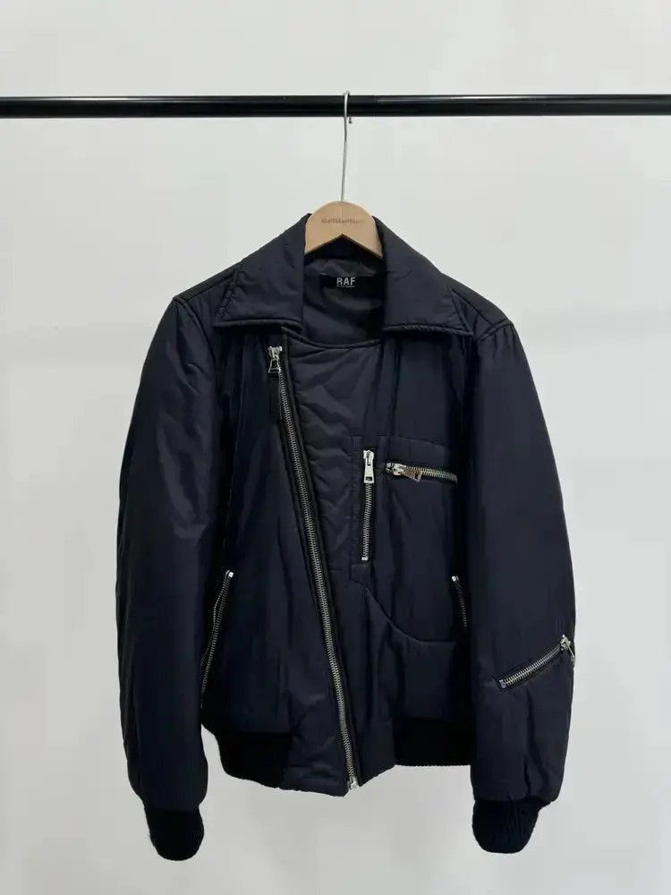 RAF simons 1997 ボンバージャケット Raf Simons - クラシック デタッチド プリント ボンバー