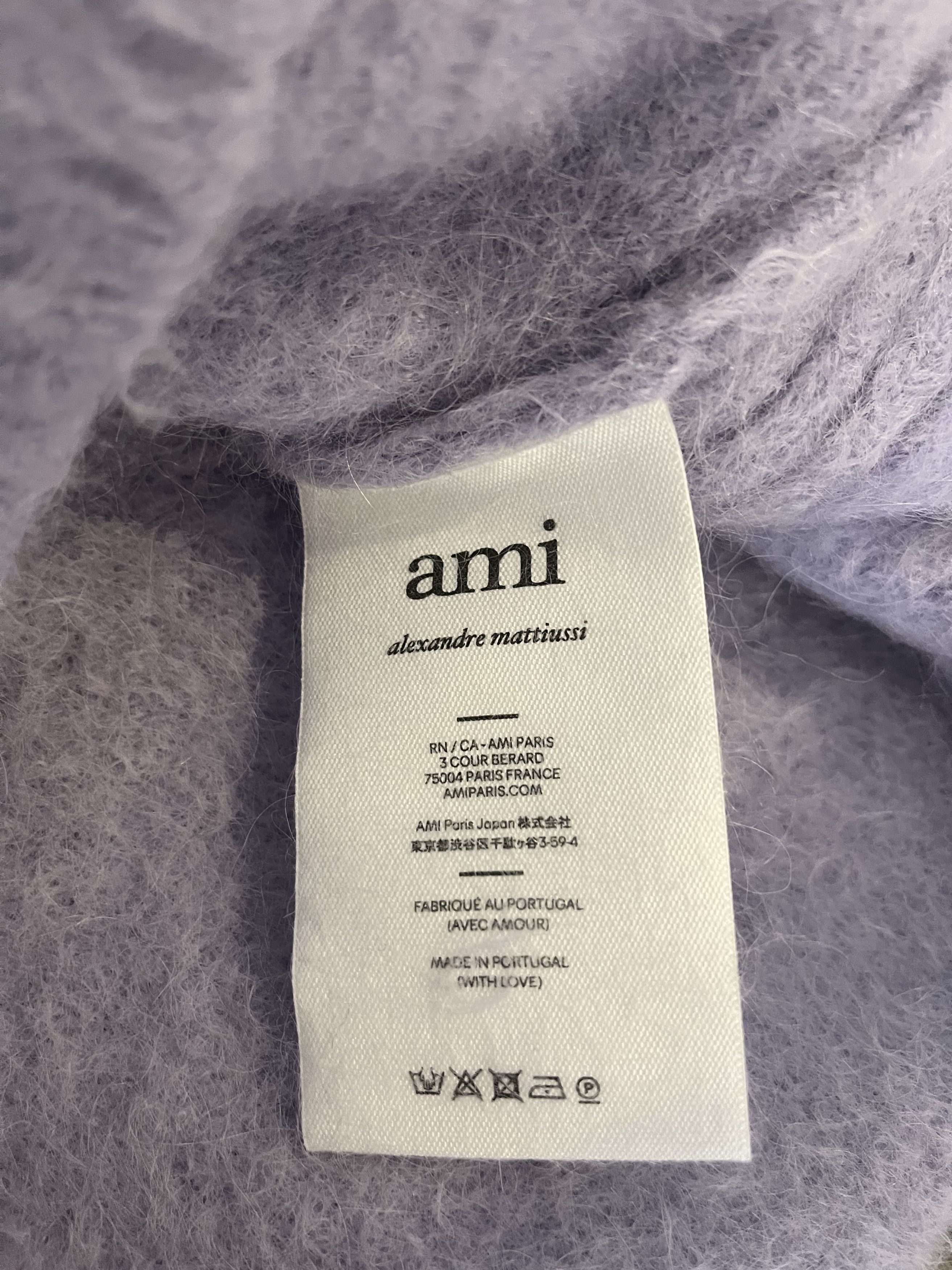 AMI Ami De Coeur Wool Sweater Size S / US 4 / IT 40 - 5 Thumbnail
