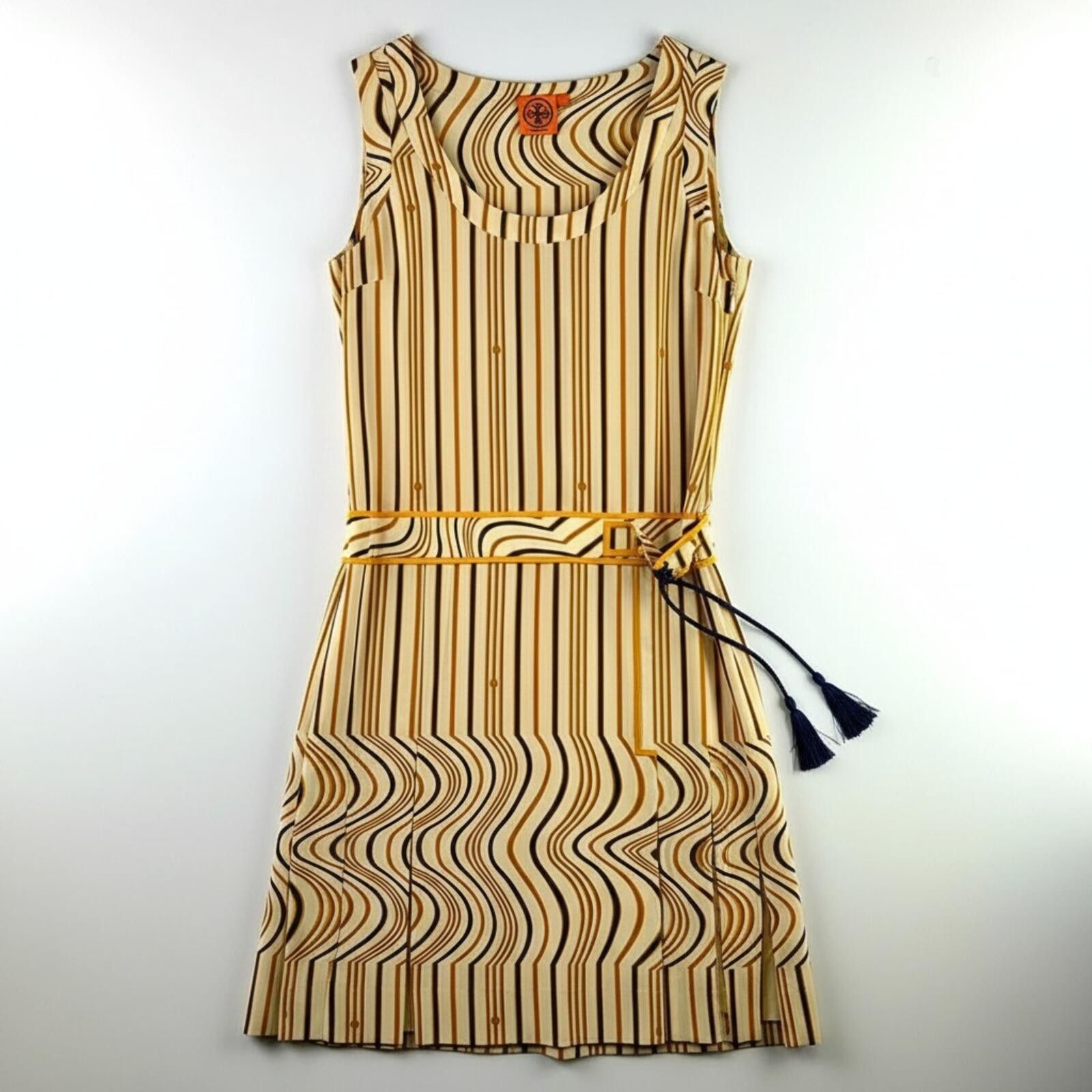 Other Tory Burch Adora Shore Silk Stripe Dress Size 2 Size XS / US 0-2 / IT 36-38 - 3 Thumbnail