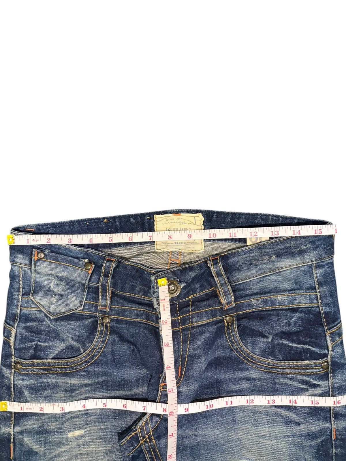 Edwin Vintage Lolita Rusty Mud Wash Distressed Jeans Size 31" - 6 Thumbnail
